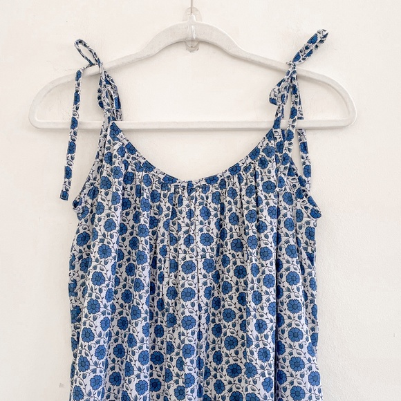 Emerson Fry India Collection Sundress Heritage Blue XS/S NWOT - Picture 7 of 12